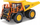 Loje me kamion Bburago Volvo R100E, diecast, shkallë 1:60, i verdhë