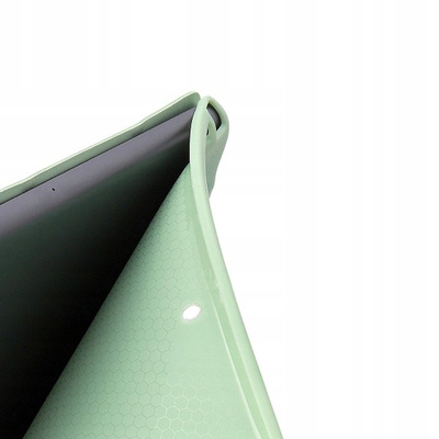Këllëf trifold për iPad Air 11 Gen 6 2024, me sleep-wake, lëkurë ekologjike, rozë