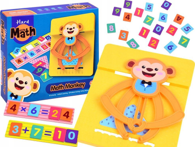 Loja edukative Math Monkey GR0436, mbledhje dhe shumëzim, shumëngjyrëshe