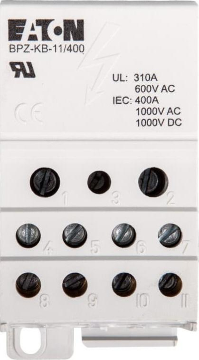 Shpërndarës tetrapolar EATON BPZ-KB-11/400, 400A, për panele elektrike