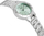 Ora dore Casio LTP-1177A-3A për femra, analog, çelik inox, numërues i gjelbër