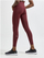 Leggins sportiv Craft Adv Essence High Waist Tights, bel i lartë, për femra, ngjyrë bordo