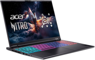 Laptopi Acer Nitro 16S AI AN16S-61, Ryzen AI 9 365, 32GB, 1TB SSD, RTX 5070 Ti, 180Hz, i zi