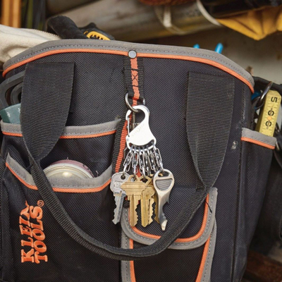 Varëse çelësash Nite Ize KeyRack Locker KLK-11-R3, 6 karabina MicroLock, çelik inox, ngjyrë argjendi