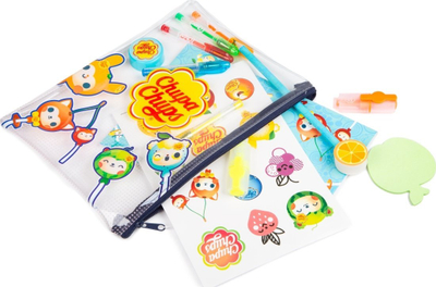 Set shkollor Chupa Chups RMS Import, me penar dhe gjoja shkollore, shumëngjyrësh