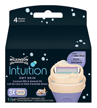 Brisqe rroje Wilkinson Sword Intuition Dry Skin, 2 copë
