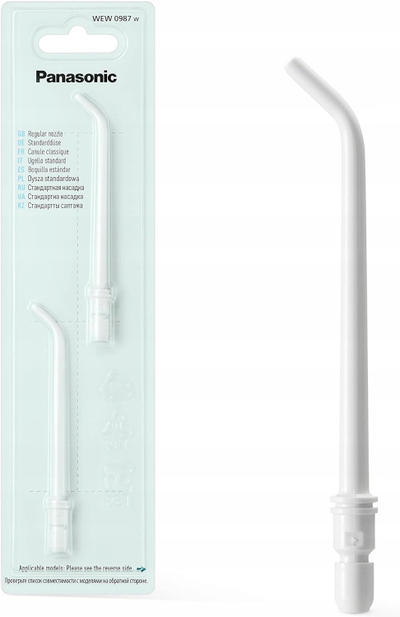 Kokë zëvendësuese irrigatori oral Panasonic WEW0987W503, komplet, e bardhë