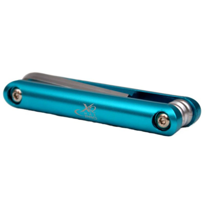 Set mjete biçiklete XQ Max Pro, multitool 8 në 1, blu
