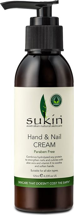 Krem për duar dhe thonjë Sukin Moisturizin, 120 ml