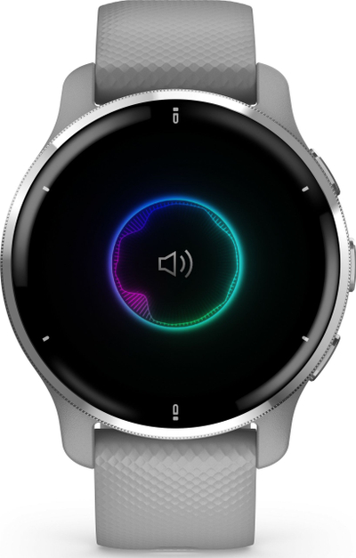 Ora e zgjuar Garmin Venu 2 Plus, me GPS, për shëndet e aktivitet, gri