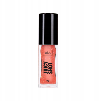 Vaj buzësh Wibo Juicy Shot 04 Glitter, 6g, portokalli me shkëlqim