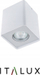 Spot tavan Italux Harris, LED GU10, modern, i bardhë