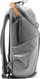 Çantë shpine Peak Design Everyday Backpack Zip 15L, për laptop 15", mban shiun, gri