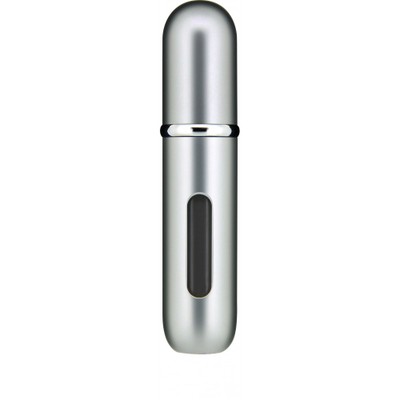 Shishe e vogël për rimbushje parfumi Travalo Classic HD, 5 ml, ngjyrë argjendi
