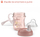 Чаша за тренирање Chicco Transition Cup 4m+, 200ml, со рачки, розова