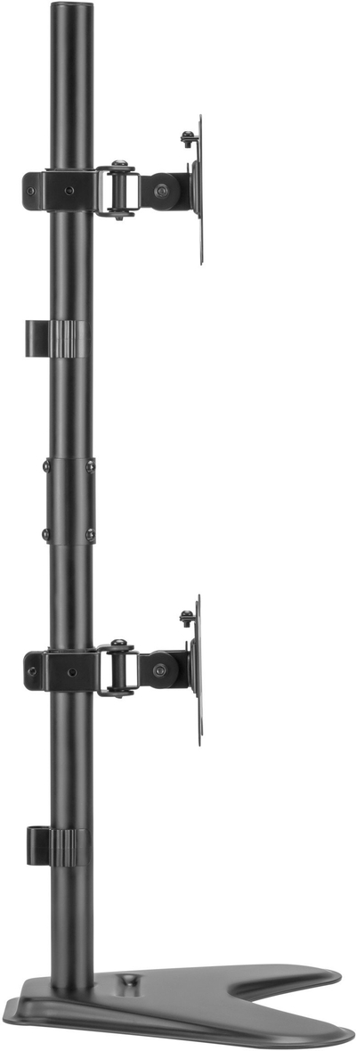 Статив за монитори Equip, за 2 монитори 17\"-32\", вертикално монтирање, црн