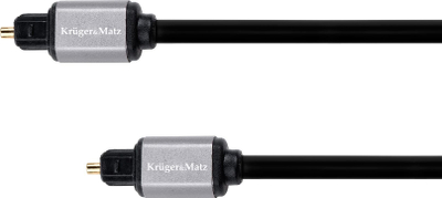 Kabllo optike Kruger &amp; Matz Basic KM1224, Toslink, 3m, e zezë