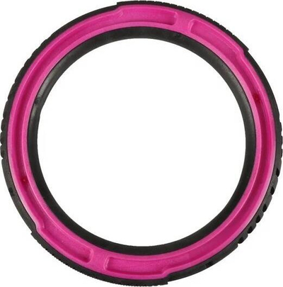 Lodër unazë për qen Flamingo Jchien Livia, shkumë, aromë mjedre, rozë me të zezë, 24 cm