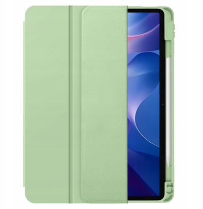 Куќиште за таблет Tech-Protect SmartCase Pen, за Xiaomi Redmi Pad 2 11", силикон, матча зелена