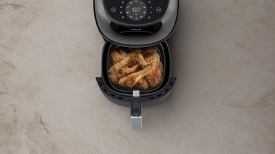 Fritezë ajri Philips Series 3000 NA322-00, 4.2L, dritare shikimi, e zezë