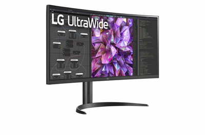Монитор LG 34WQ75C-B, 34\", УлтраШирок QHD, црн