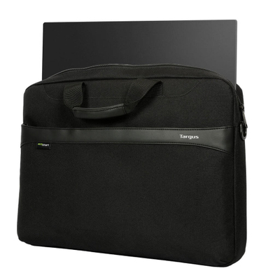 Çantë laptopi Targus GroLite EcoSmart Slim Brief, 15-16", me rrip në sup, e zezë