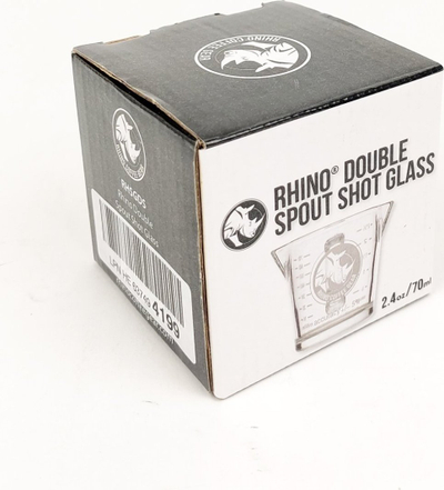 Gotë matëse Rhino Coffee Gear Double Shot, 70 ml, xham i tejdukshëm