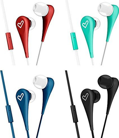 Kufje in-ear Energy Sistem Style 1+, me mikrofon, kabëll 1.2 m, të kuqe