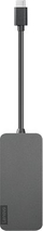 HUB USB Lenovo GX90X21431, USB C në 4 porta USB A, i zi