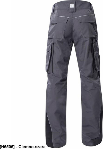 Pantallona pune Ardon Urban Plus, kanavacë 270 g/m², elastike Tabiflex, ngjyrë e errët, masa 52