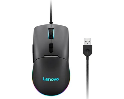 Mouse gaming Lenovo M210, 8000 DPI, RGB, me kabllo, i zi