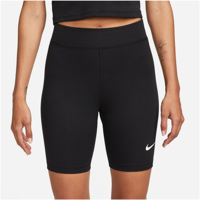 Shorc bikesh për goca Nike Sportswear Classics, bel i lartë, elastik, të zeza