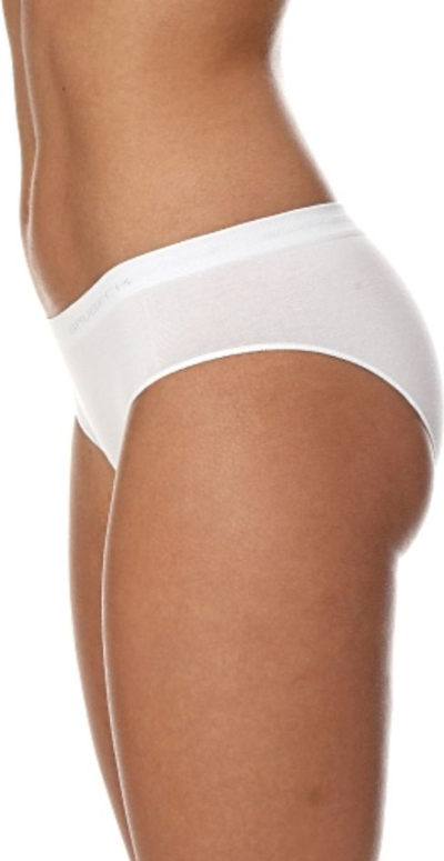 Mbathje hipster Brubeck HI00043A Comfort Cotton për goca, madhësia S, të bardha