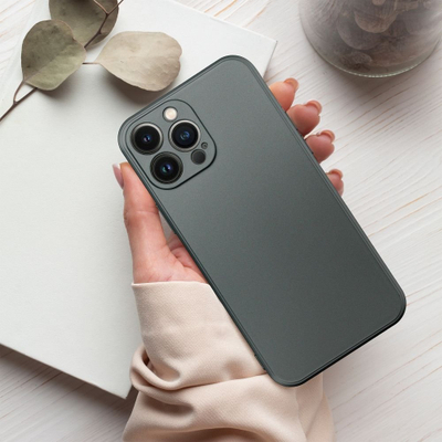 Mbulesë telefoni Forcell Metallic për iPhone 7 8 SE, e hollë, gri