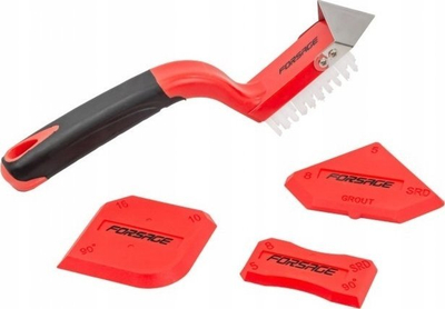 Set shpatullash Forsage F-52621, për silikon dhe sealant, shumëngjyrëshe