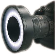 Dritë unazore LED Kaiser KR90, 30 LED, 5500K, e zezë
