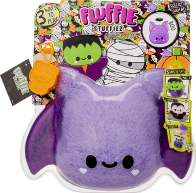 Lodër pelushi Fluffie Stuffiez Halloween Lakuriq nate, për koleksion, me surprizë për t’u zbuluar, lejla