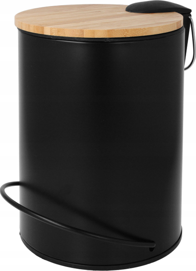 Kosh banjoje me pedale, 3L, metal mat, i zi