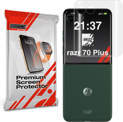 Folia mbrojtëse hidrogjel GrizzGlass Hydrofilm për Motorola Razr 70 Plus