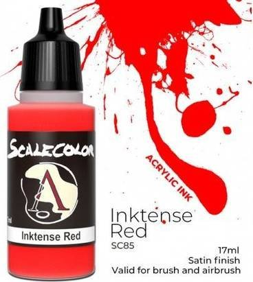 Bojë akrilike Scalecolor Inktense Red, 17mL, e kuqe