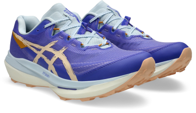 Atlete trail Asics Fujispeed 4, unisex, vjollcë me të bardha