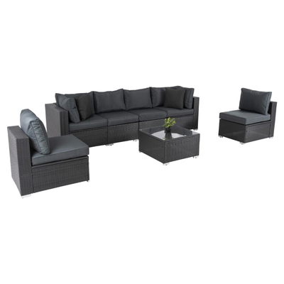 Set kopshti lounge polimorfik 7-pjesësh (HM6091)