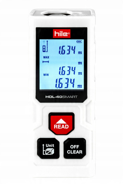 Matës distancash me lazer HDL 40Smart, 40 m, LCD, i zi
