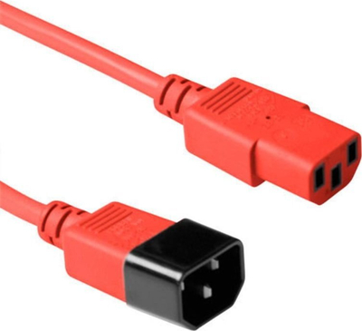 Kabllo rryme Microconnect PE1413R09, C13 me C14, 0.9m, i kuq