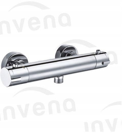 Rubinet dushi termostatik Invena Cool Touch BT-00-001, bllokim 38°C, teknologji Cool Touch, krom