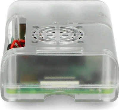Заштитна кутија JustPi Enclosure за Raspberry Pi 4B, со вентилатор, црна