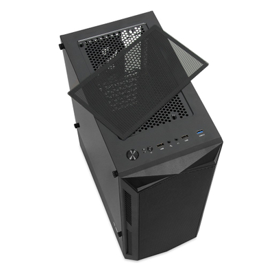Kuti kompjuteri iBOX Lupus 27 OLU27, ATX, RGB, e zezë