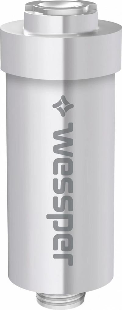Filtër dushi Wessper AquaShower Silver, universal 1/2", butësim uji