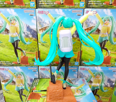 Figurë aksion Banpresto Hatsune Miku Holiday Memories, 7.5\", 19 cm, shumëngjyrëshe