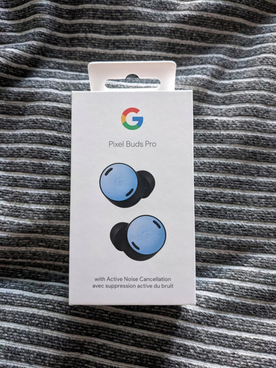 Безжични слушалки Google Pixel Buds Pro, ANC, со кутија за полнење, сини